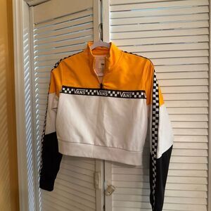 Vans Bold Yellow and Black Jacket Junior size XS . Women or Men